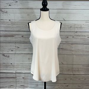 Ann Taylor Cream Colored Shell (Size M)